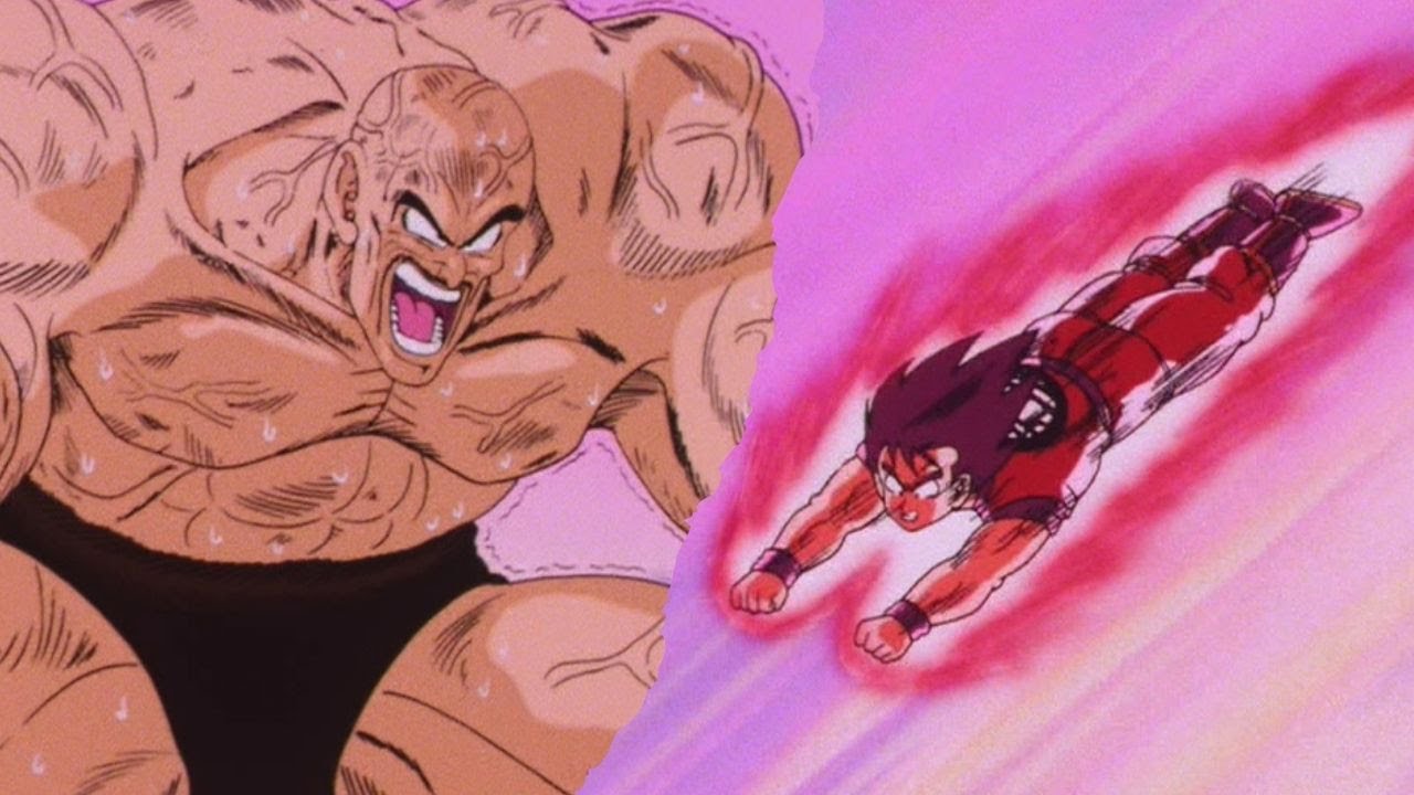 Goku Defeats Nappa (Japanese)