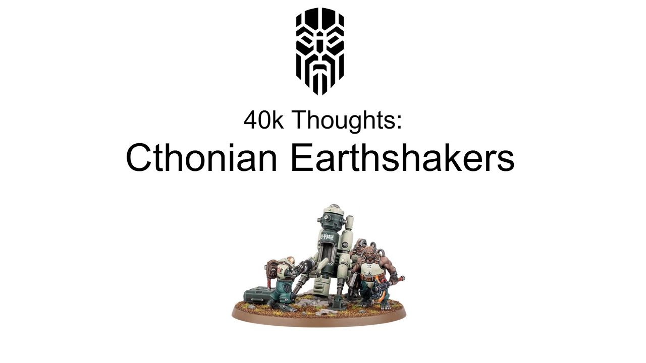 Мысли о Warhammer 40k: Сотрясатели Земли из числа хтонов