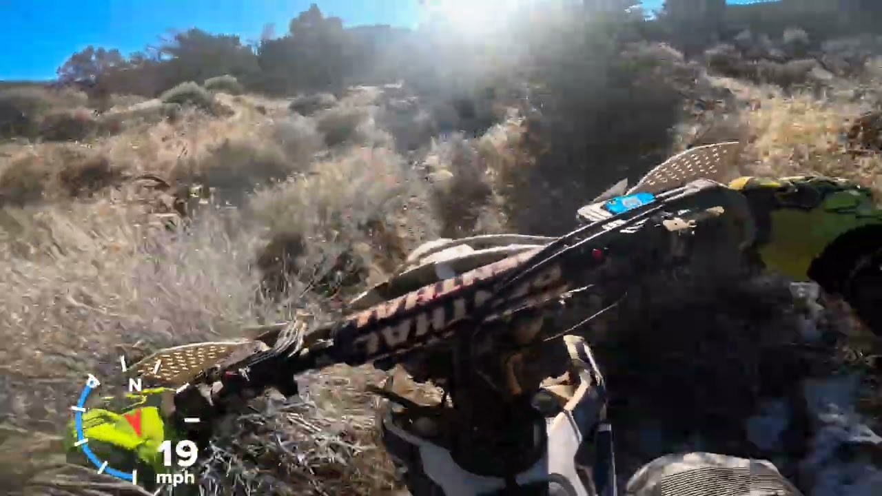 Nevada Trail Ride Lower Pipe Trail Eastbound in January 