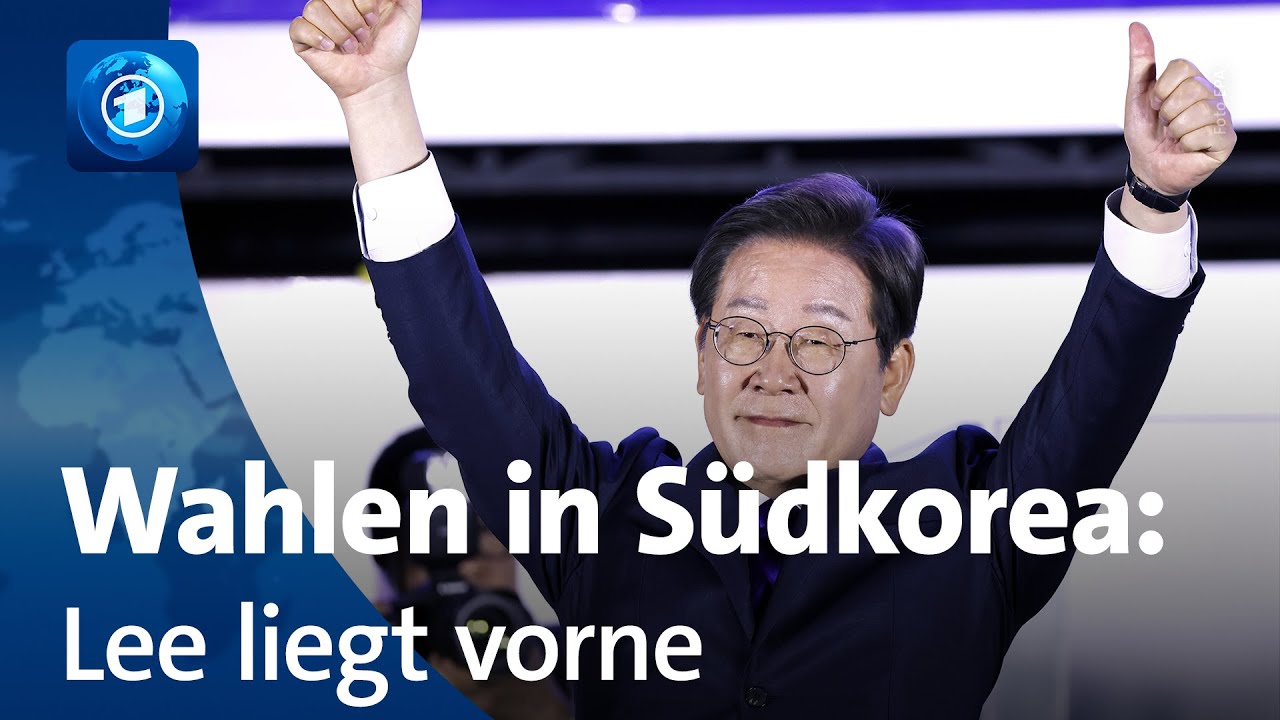 Präsidentschaftswahlen in Südkorea: linksliberaler Oppositionskandidat Lee liegt laut Prognose vorne