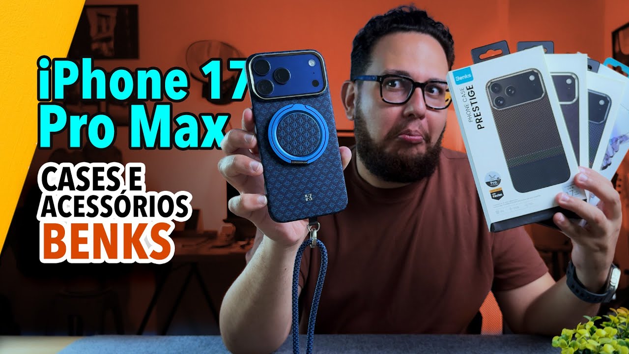 🔥 iPHONE 17 PRO MAX - melhores CASES e ACESSÓRIOS da BENKS