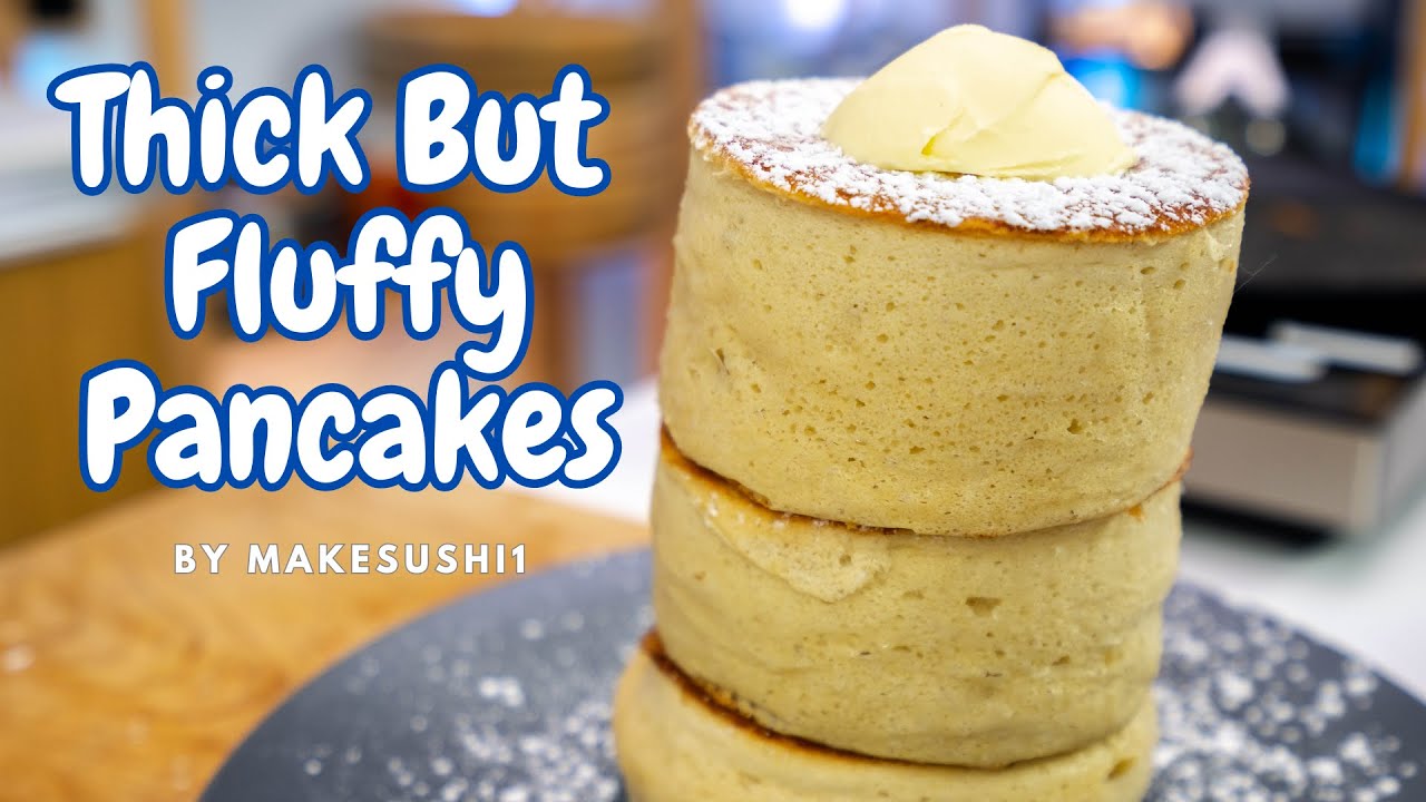 Fluffy Japanese Pancakes (Jiggly Souffle Pancakes)