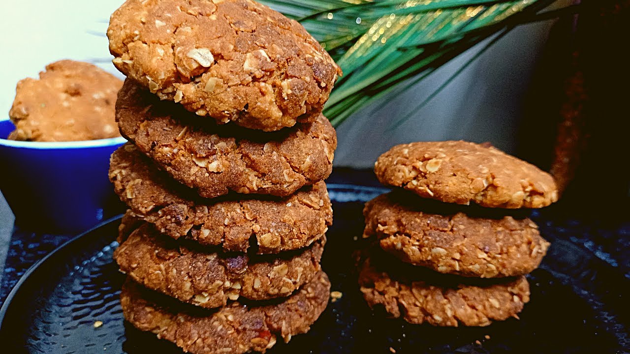 Oats Jaggery Cookies || Healthy Cookies || Whole Wheat Oats cookies recipe | ओट्स की कुकीज