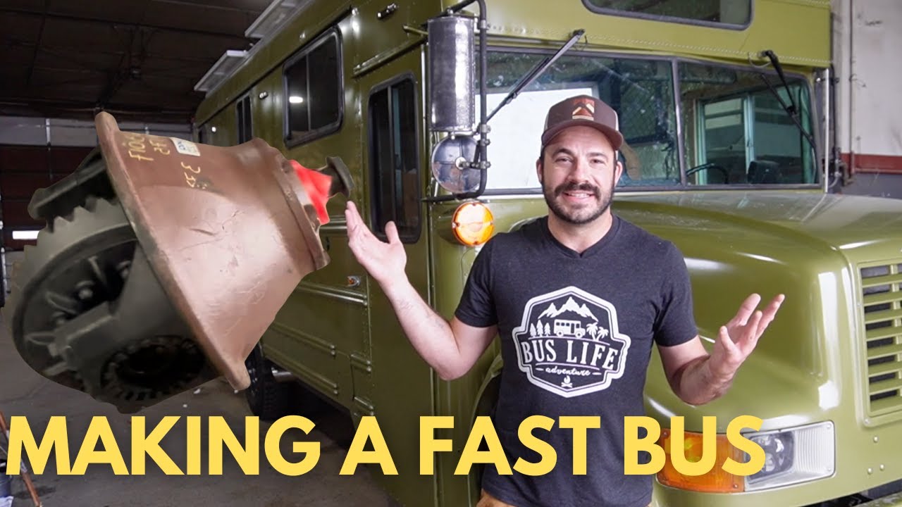 Swapping Gears: Raising my skoolie's top speed and getting better mpg