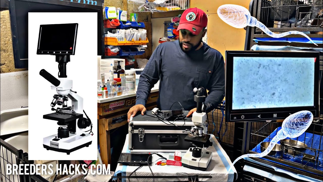 *Veterinary Grade* canine semen analysis microscope kit Unboxing 🔬