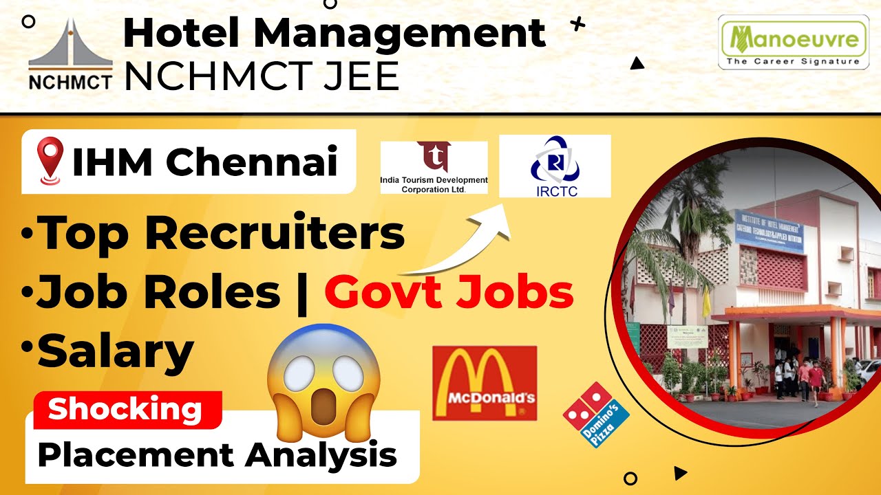 IHM Chennai Placement Analysis - Top Recruiters | Job Roles | Industry | Salary