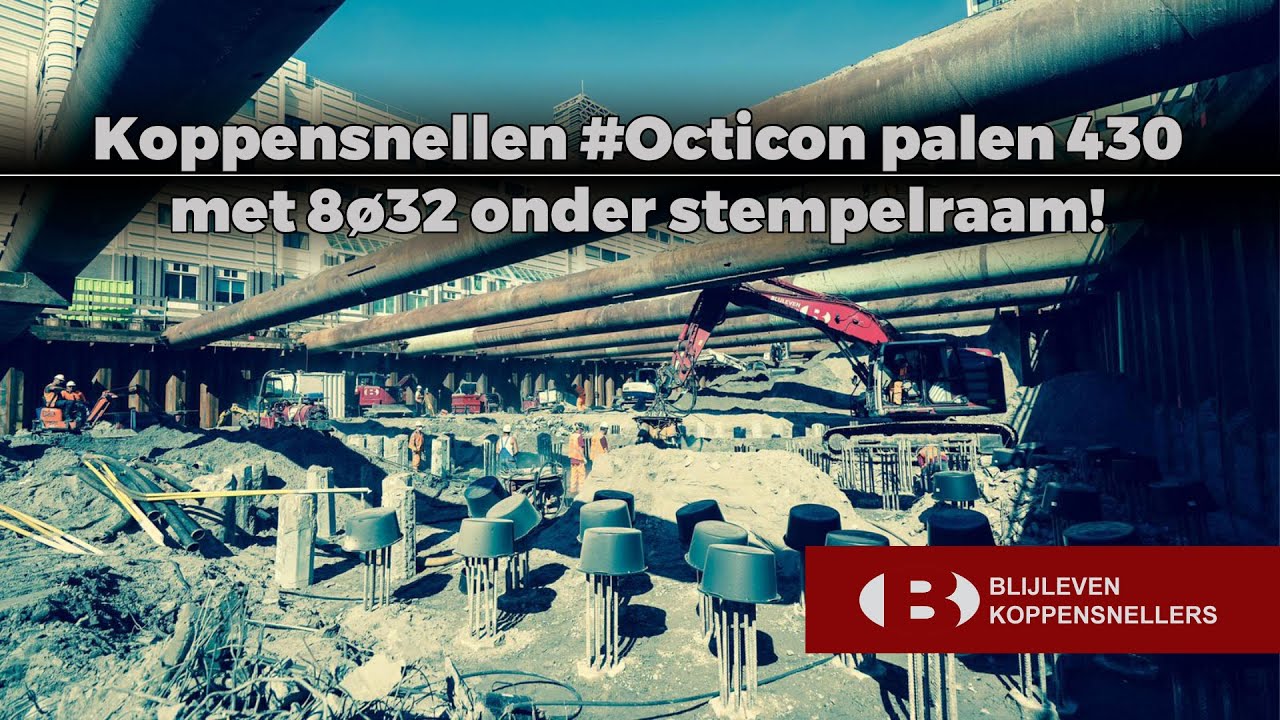 Koppensnellen #Octicon palen 430 met 8ø32! onder stempelraam!