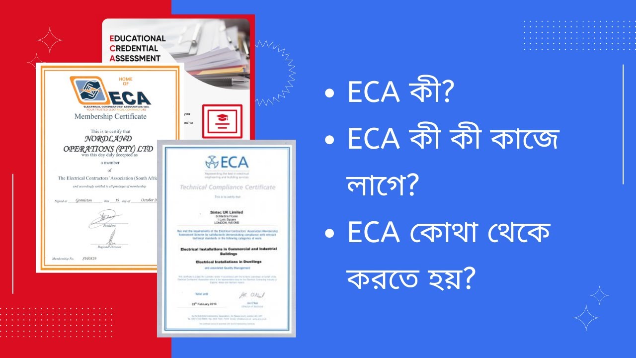 ECA Canada from  Bangladesh Details || How to get ECA Report From Canada