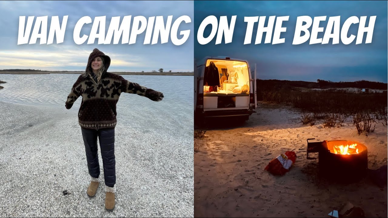 Van Camping at Assateague Island | Winter Beach Camping