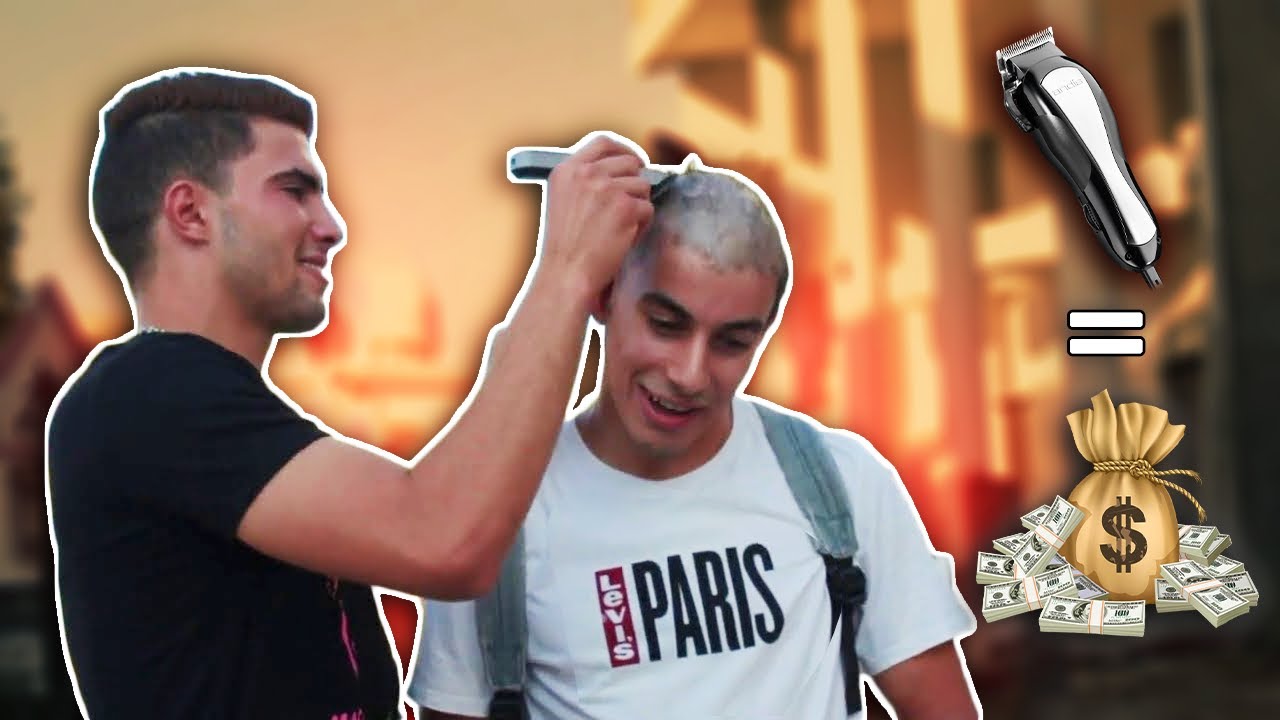 Hair cut Challenge😱 I هل يقبل التونسي تڨرعلوشعرو مقابلا المال؟
