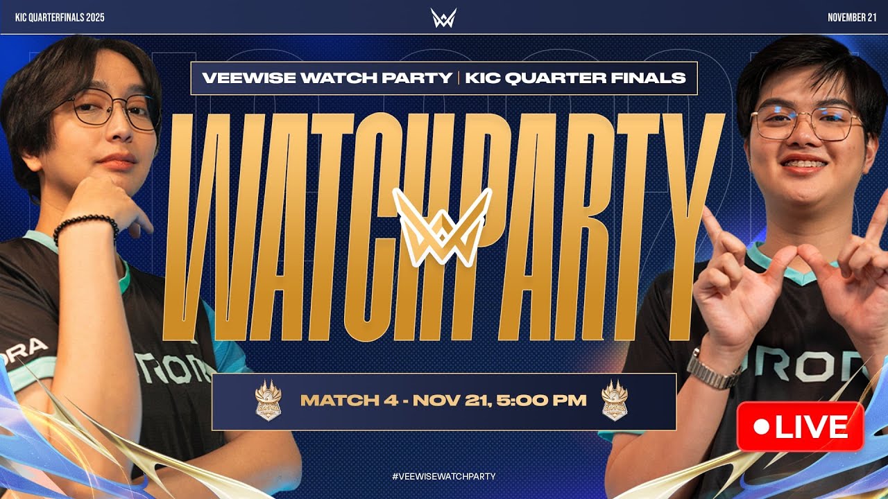 KIC 2025 WATCH PARTY | BLCK VS. BOOM | KNOCKOUT STAGE DAY 2