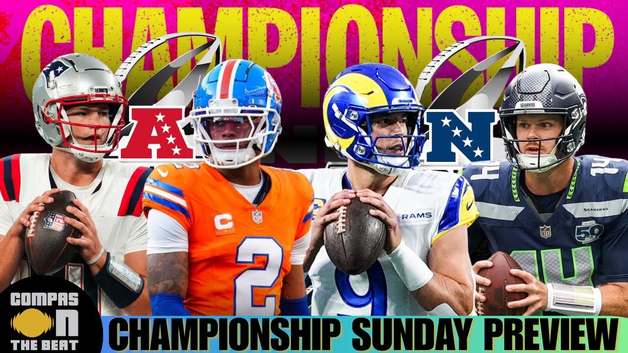 Championship Preview: Can Stafford, Nacua Win in Seattle? | Patriots 0–4 in Denver | Saleh to Titans