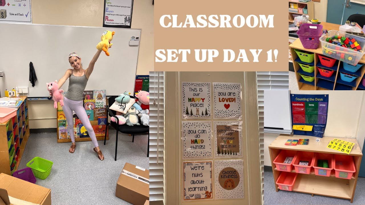 CLASSROOM SET UP DAY 1!