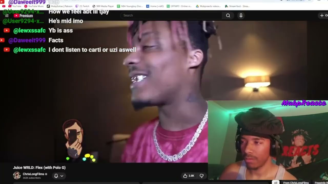 JuiceWRLD Flex  ft Polo G (Footage) REACTION