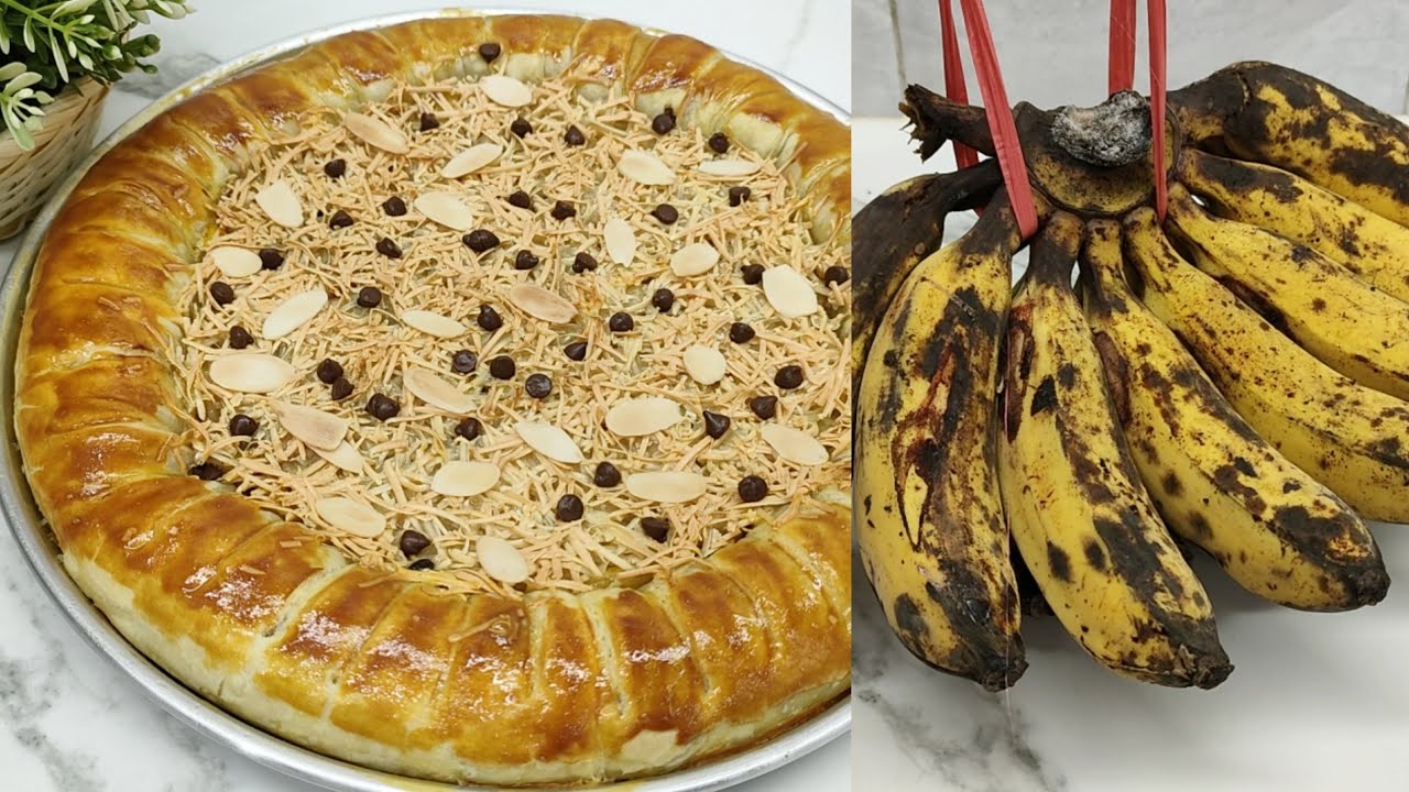 PUNYA PISANG MATENG, DIBIKIN INI AJA ! PIZZA BOLEN super enak lumer