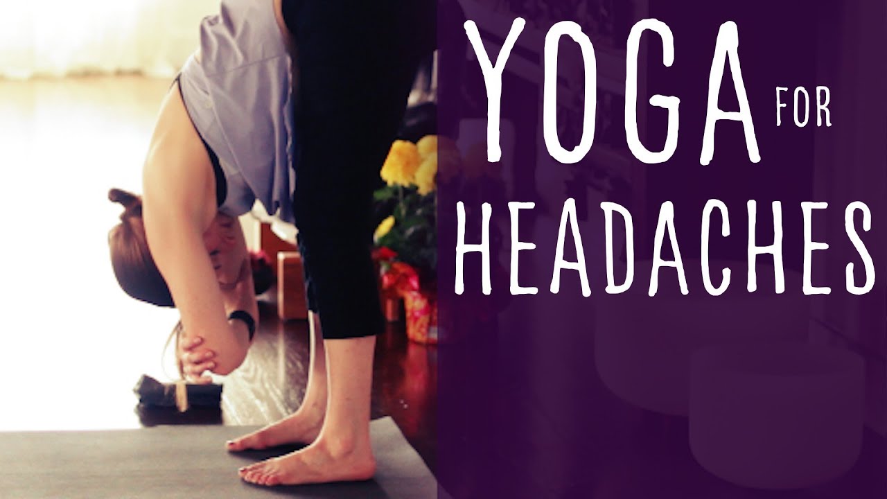 20 minute Yoga for Headaches (Gentle Restorative) | Fightmaster Yoga Videos