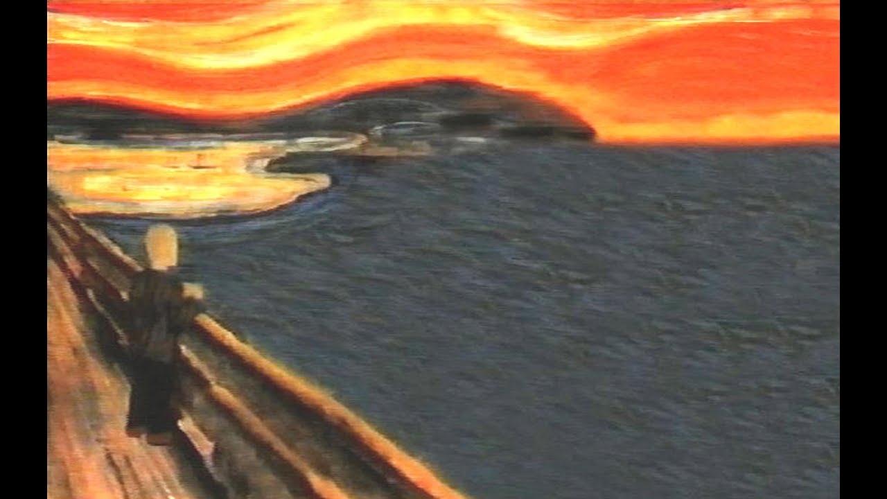 Edvard Munch 😱 Scream by Medi Terraza ENMUNX 🎬 Animated Short Film scary movie
