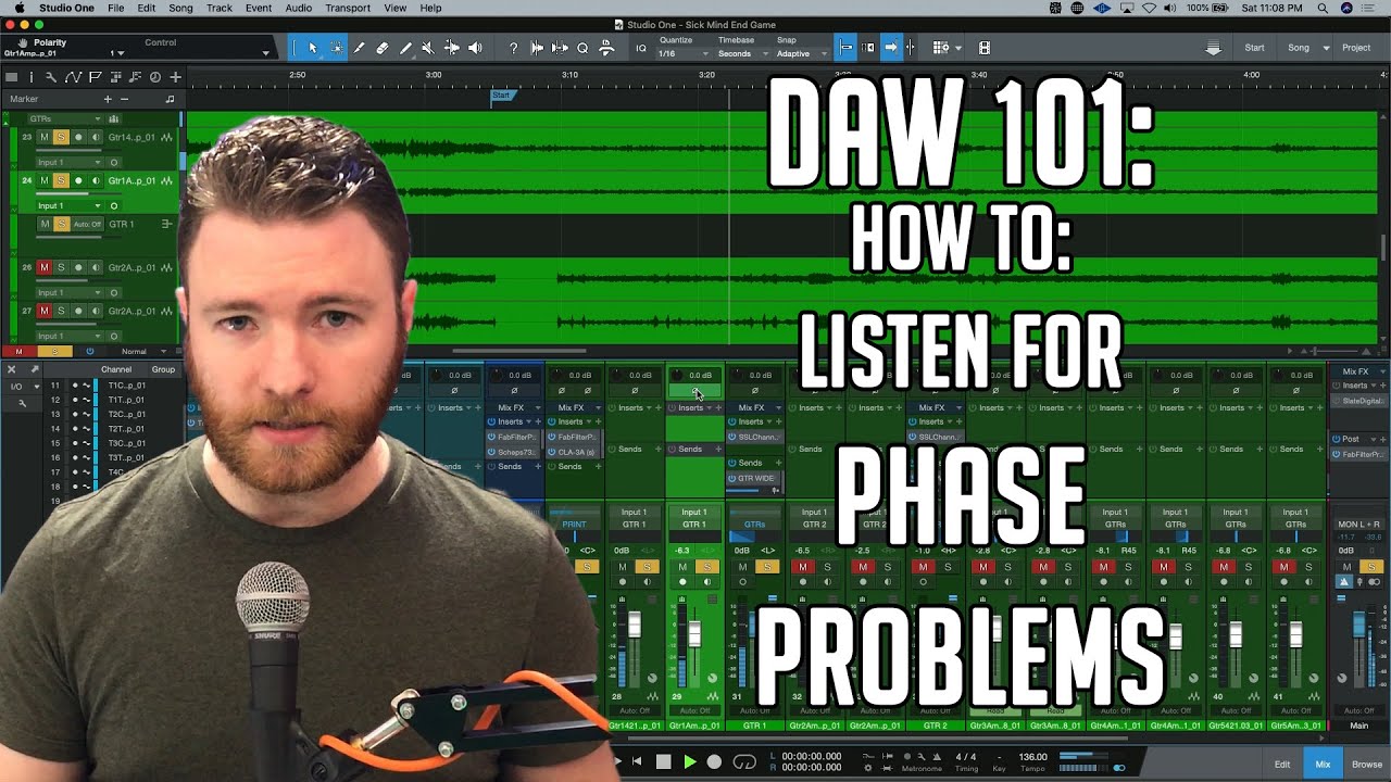 Основы работы с DAW: Как выявлять фазовые искажения.