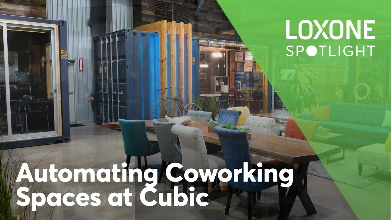 Office Automation for Coworking Spaces with Loxone