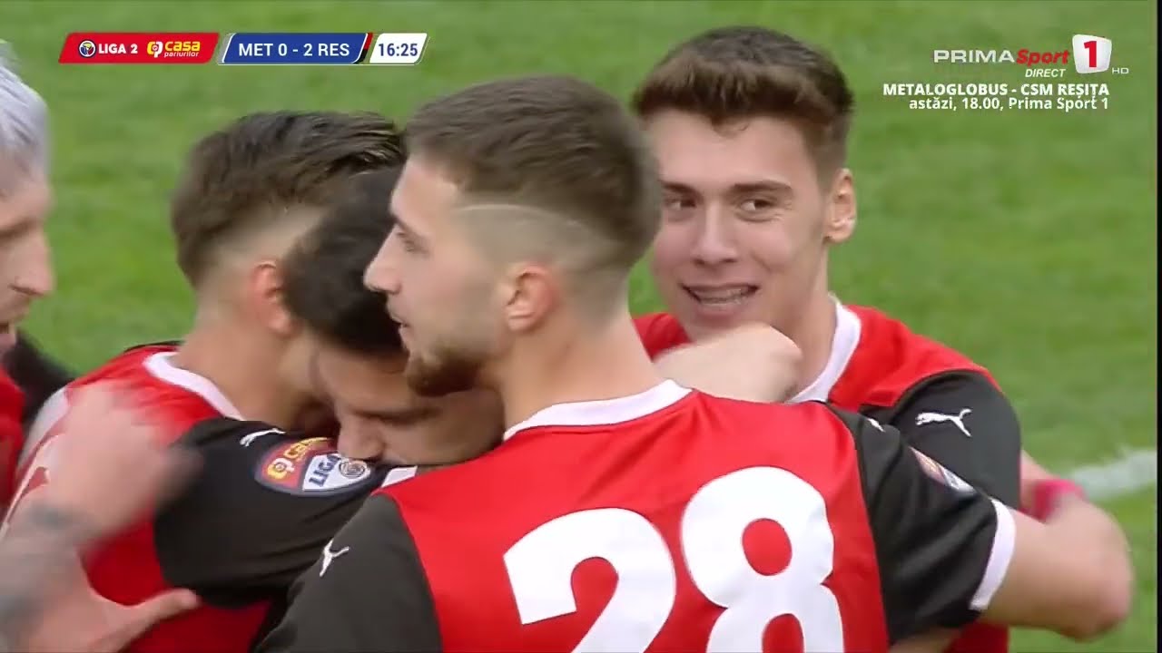 REZUMAT. Metaloglobus - ACSM Reșița 0-4. Recital în play-off-ul ligii secunde
