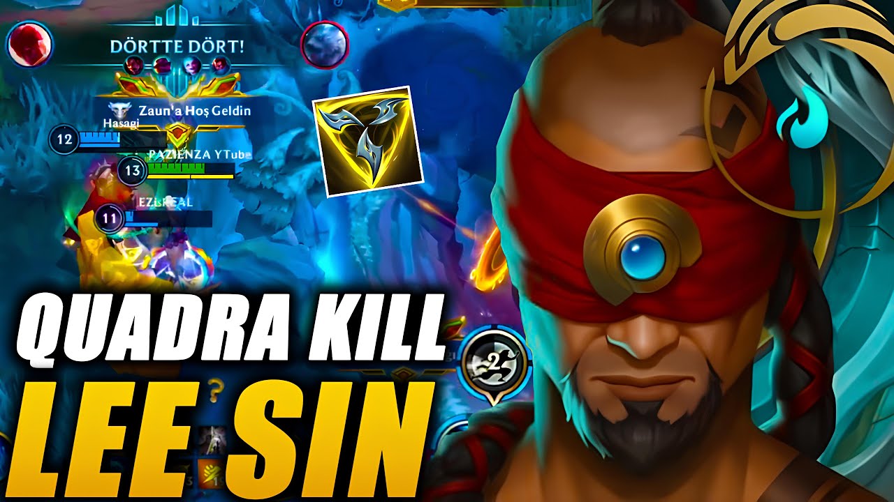 RAKİBİ KOLAY GÖSTEREN x2 HIZ MODUNDA LEE SIN WILD RIFT JUNGLE