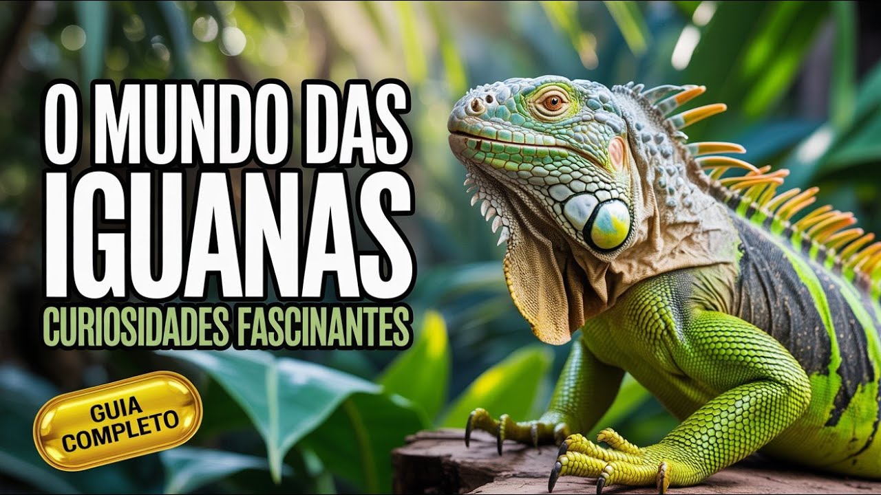 IGUANA: Tudo Sobre o Réptil Mais Fascinante - Comportamento, Curiosidades e Cuidados Completos