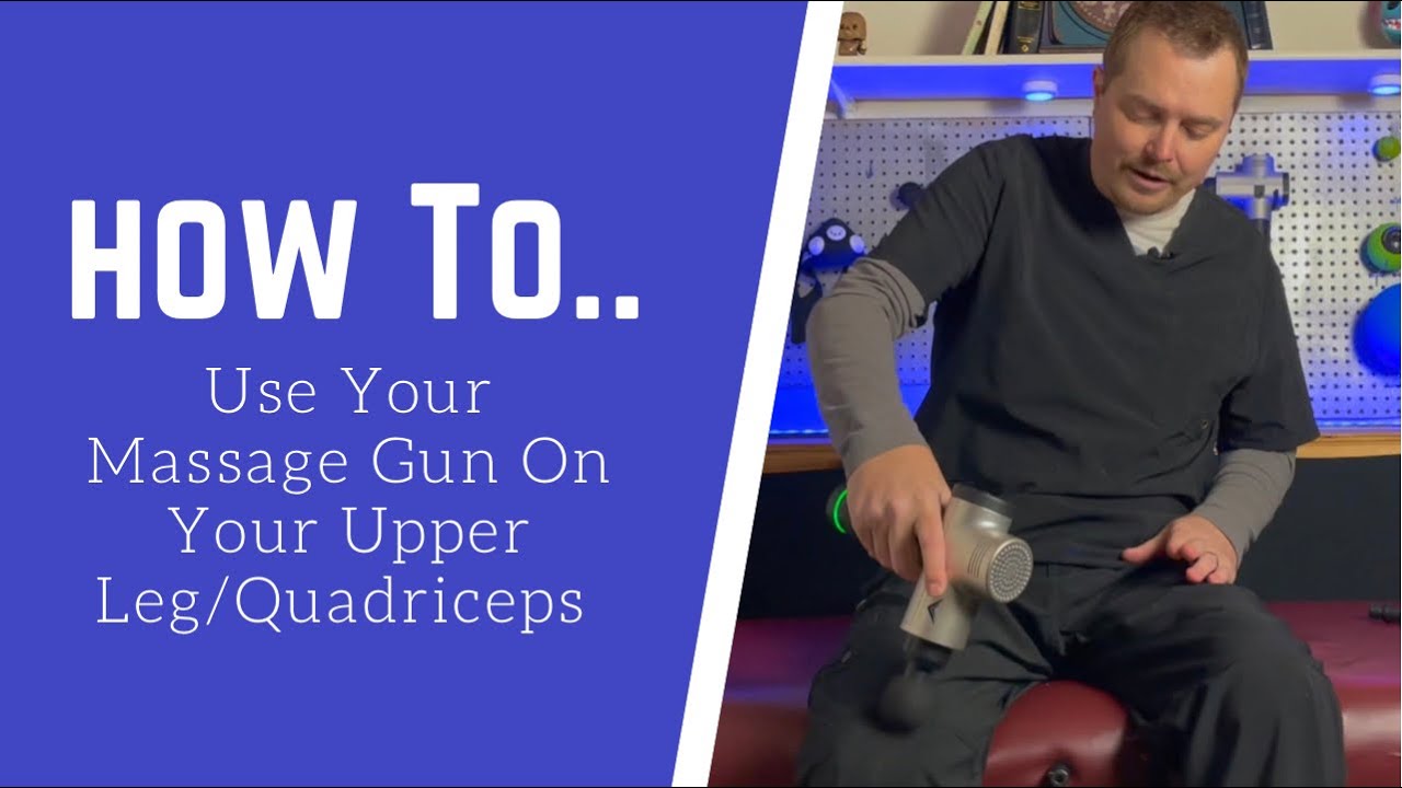 How To Use Your Hypervolt Massage Gun On Your Upper Leg/Qudricep Muscles