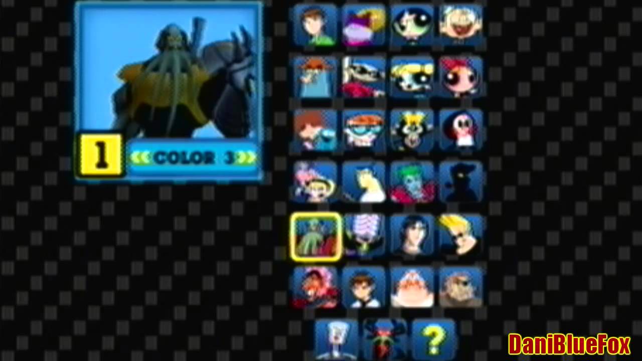 All Characters and Alternate Costumes - Cartoon Network Punch Time Explosion XL