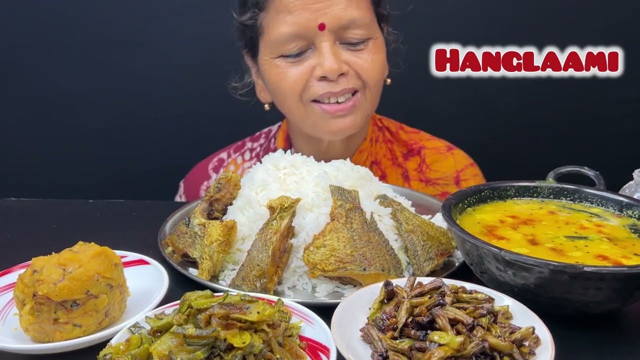 BIGBITES, EATING COMFORTFOOD, RICE WITH TOK DAL, MACH  VAJA, ALU SEDDHO,।।