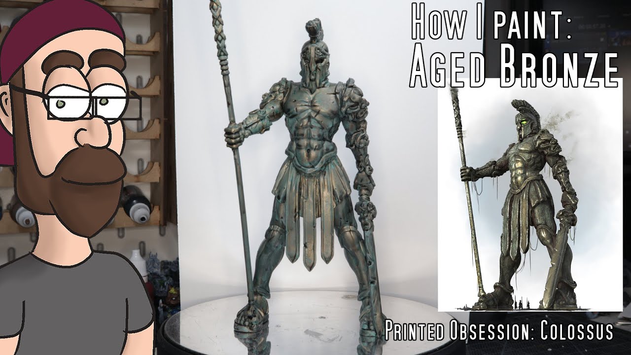 How I Paint: Aged Bronze  (Colossus from Printed Obsession)