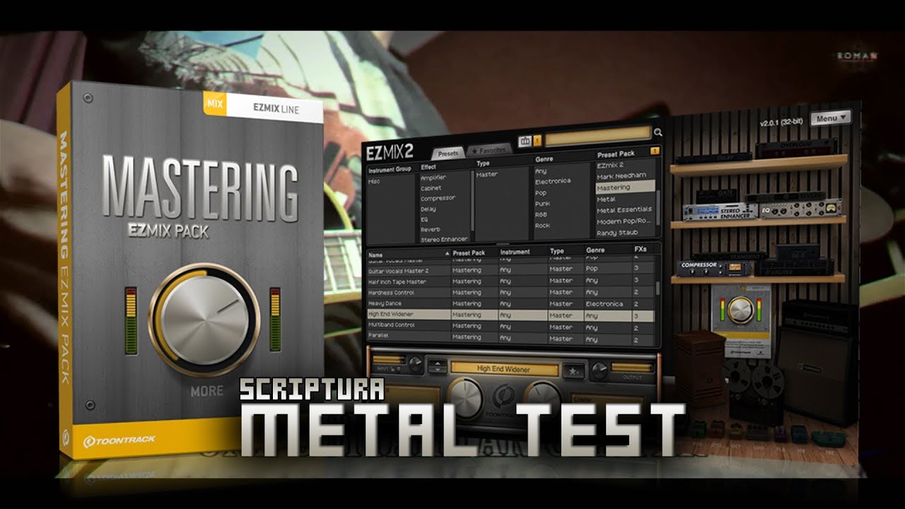 Mastering EZmix Pack - Metal Test & Playthrough [Full HD]