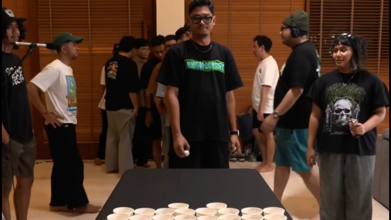 A4A CLAN Bagi THR Buat Crew Pakai Game Pingpong Gelas… Seru Banget! Ada Game Master Jot?! 🤣💸 #D39P2