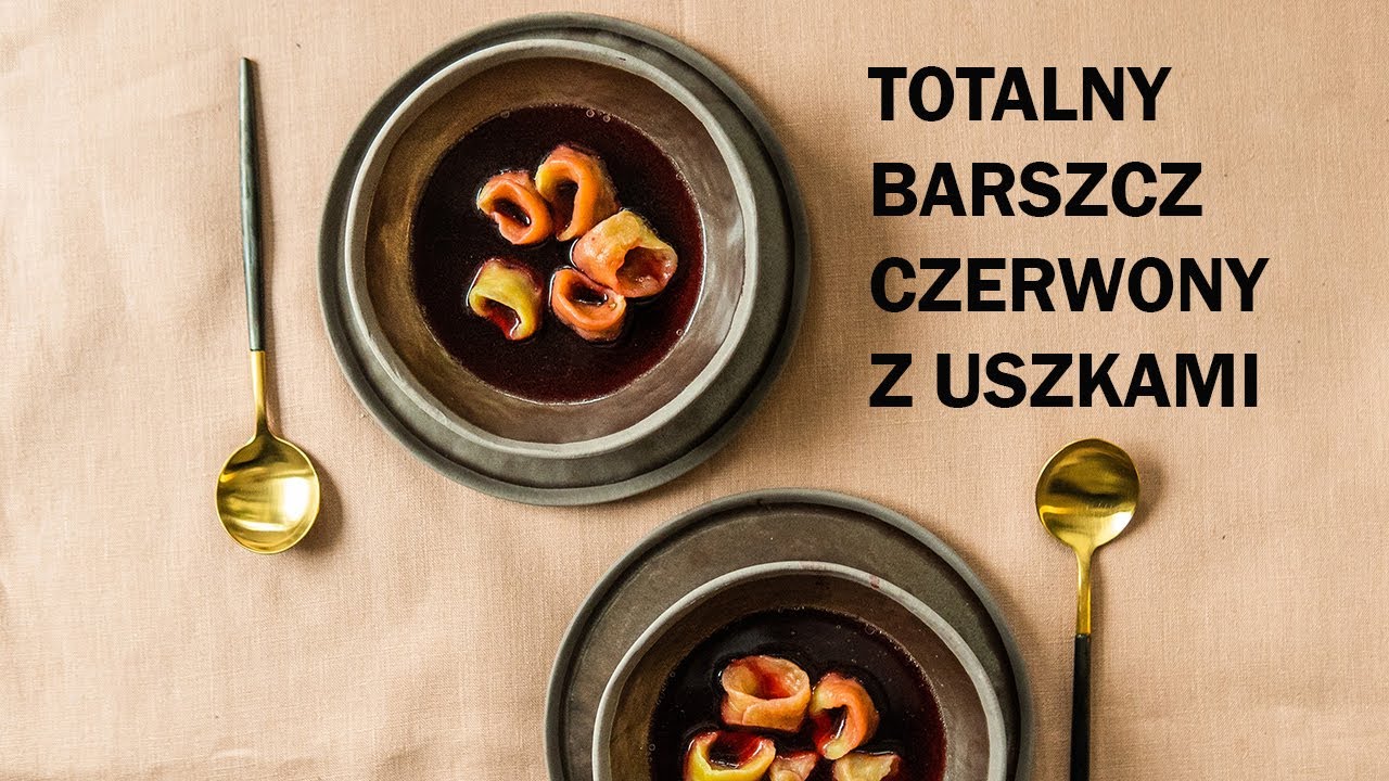Totalnie umamiczny barszcz czerwony z borowikowymi uszkami ✨ | Rozkoszny