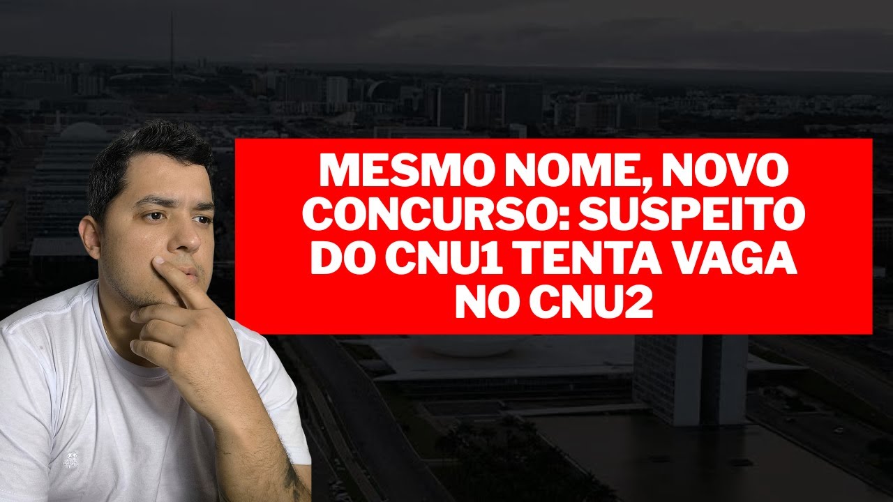 Candidato investigado no CNU1 reaparece no CNU2. TCE-PE sob suspeita
