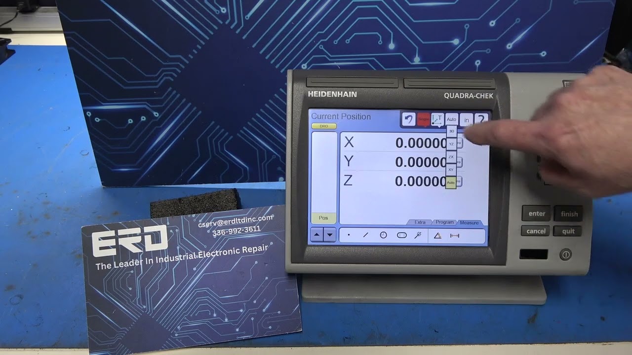 111325003 Heidenhain Digital ReadOut System ND 1403 Quadra-Chek Repaired by ERD