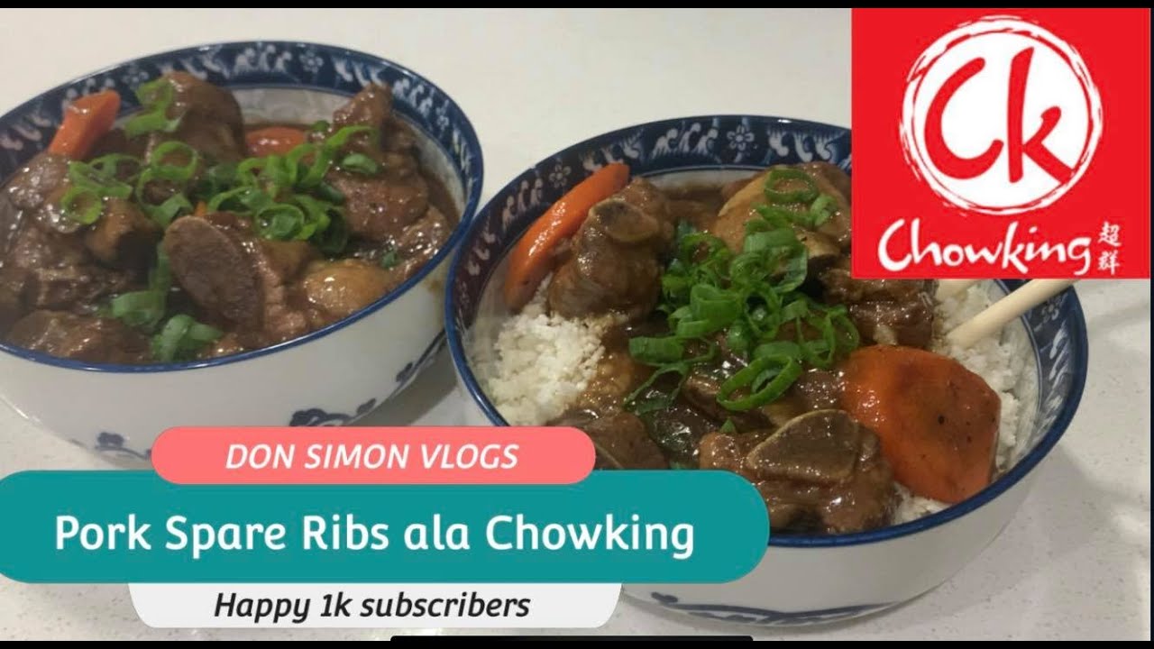 Pork Spare Ribs ala Chowking