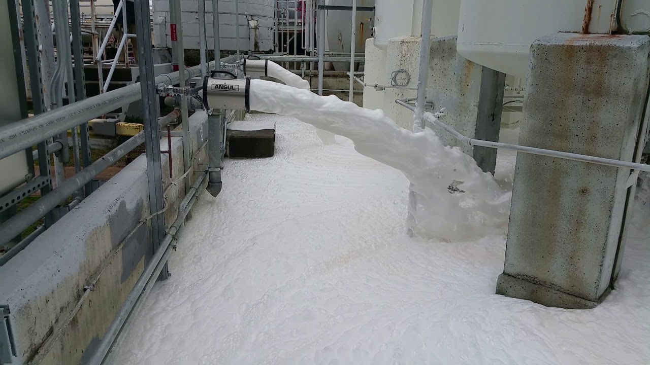Medium Expansion Foam Test on Dike