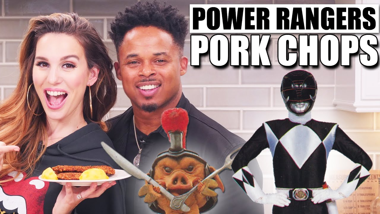 Original Black Power Ranger & Kim Possible Make Pork Chops!