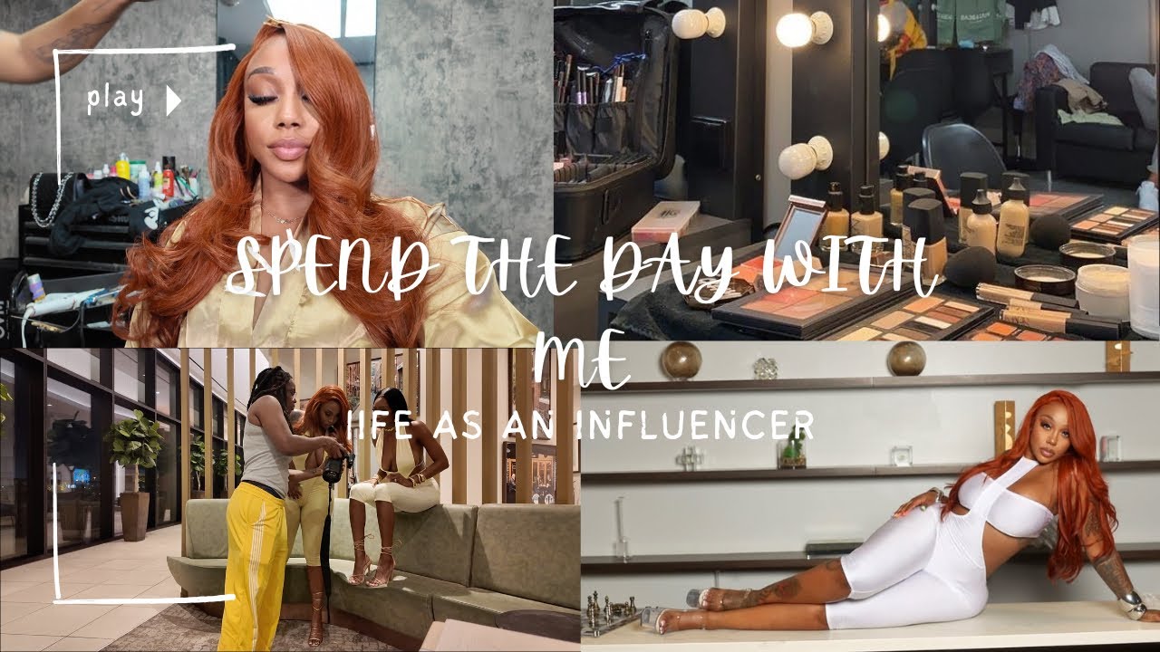 I GOT A NEW HAIR COLOR + PHOTO SHOOT DAY | SPEND THE DAY WITH ME AS AN INFLUENCER !!!
