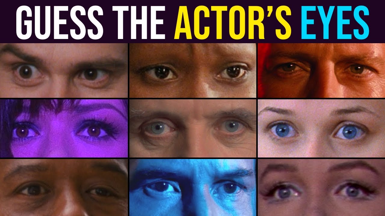 Guess the Actor’s Eyes from a Movie Scene Pt.3 | 55 Stars Quiz