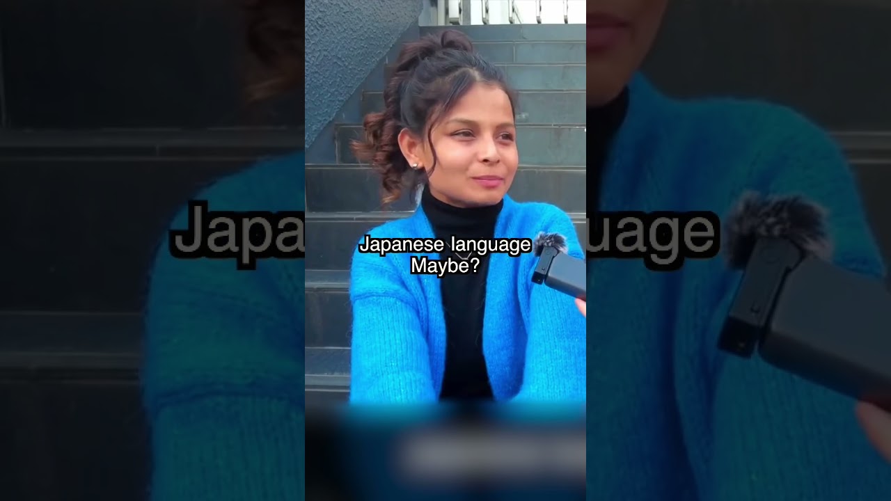 Nepali woman speaking Japanese