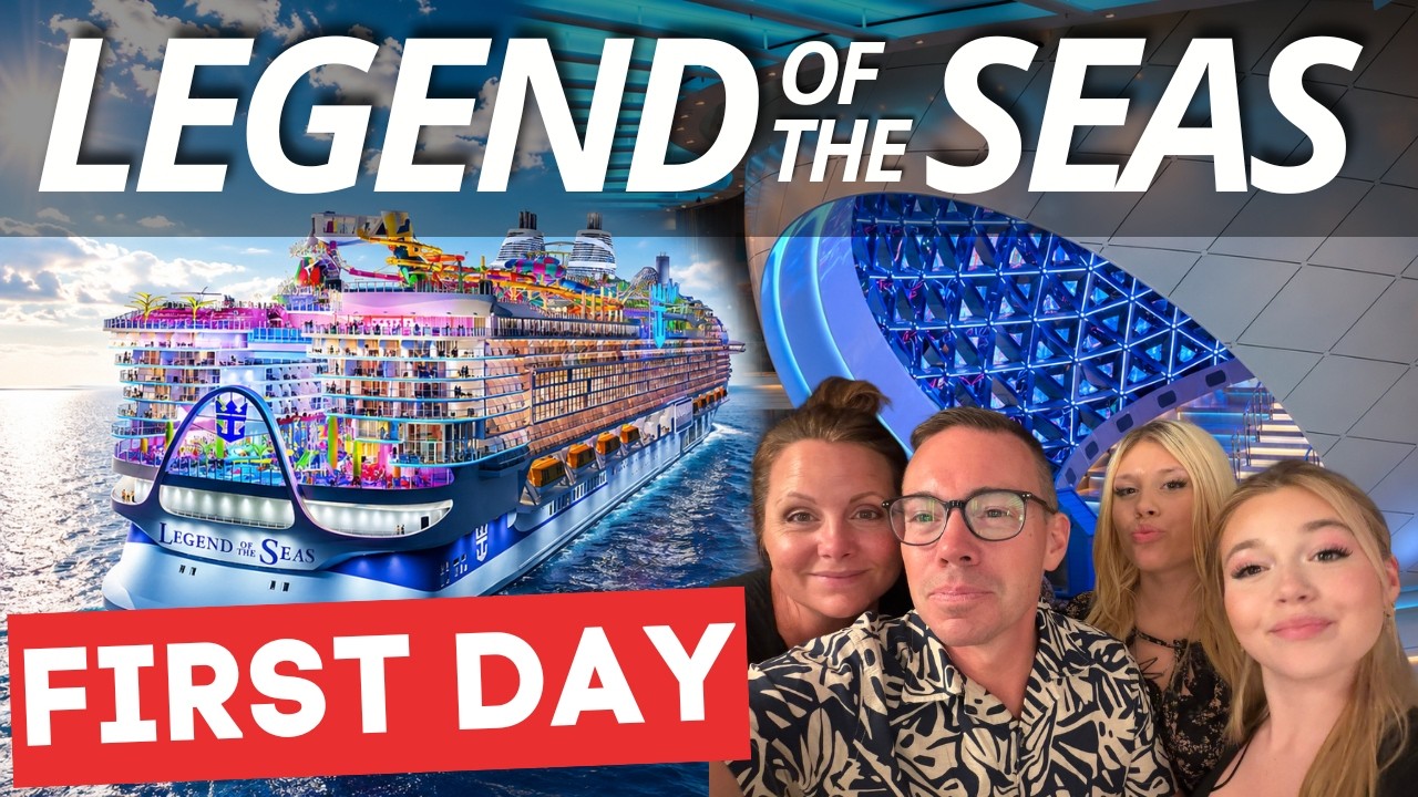Мы поднялись на борт Legend of the Seas | Наш первый день на лайнере