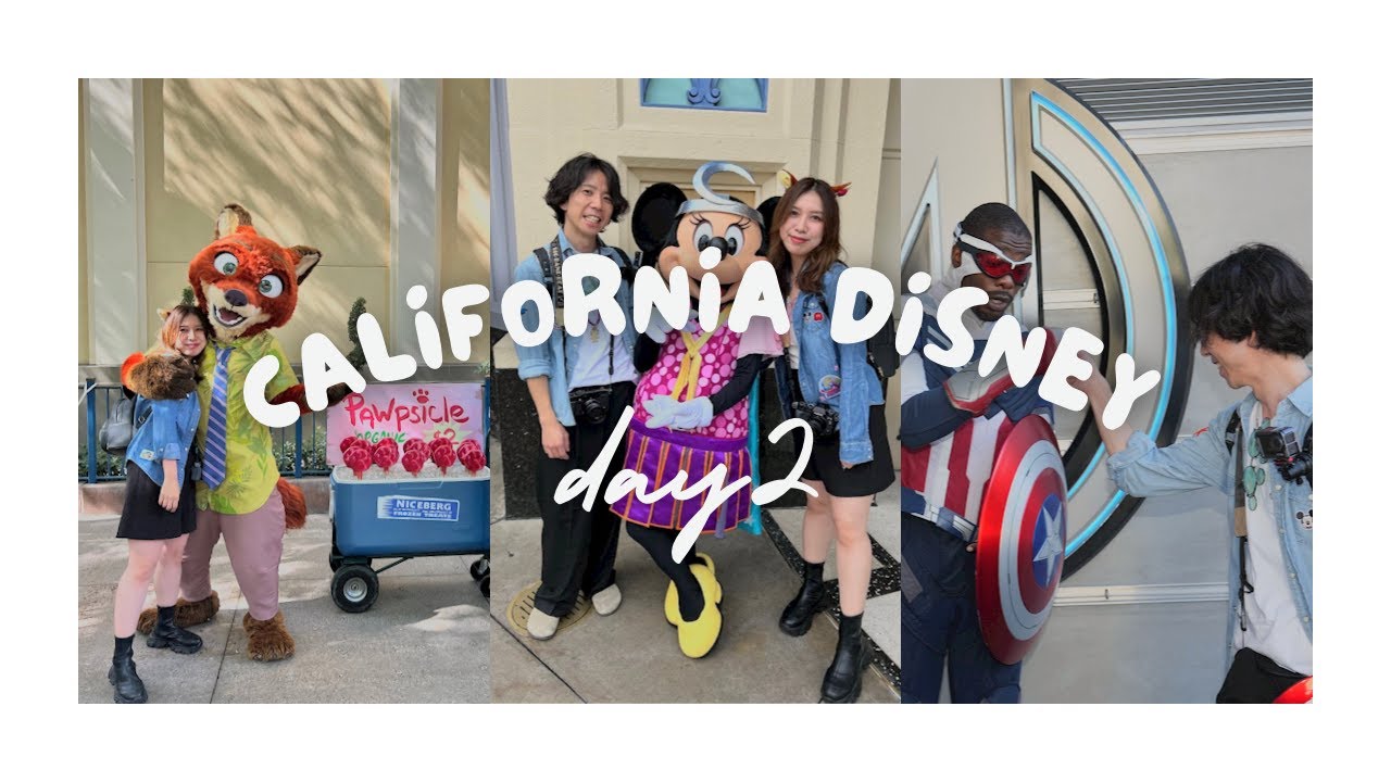 [夢のグリーティング]カリフォルニアディズニー2日目