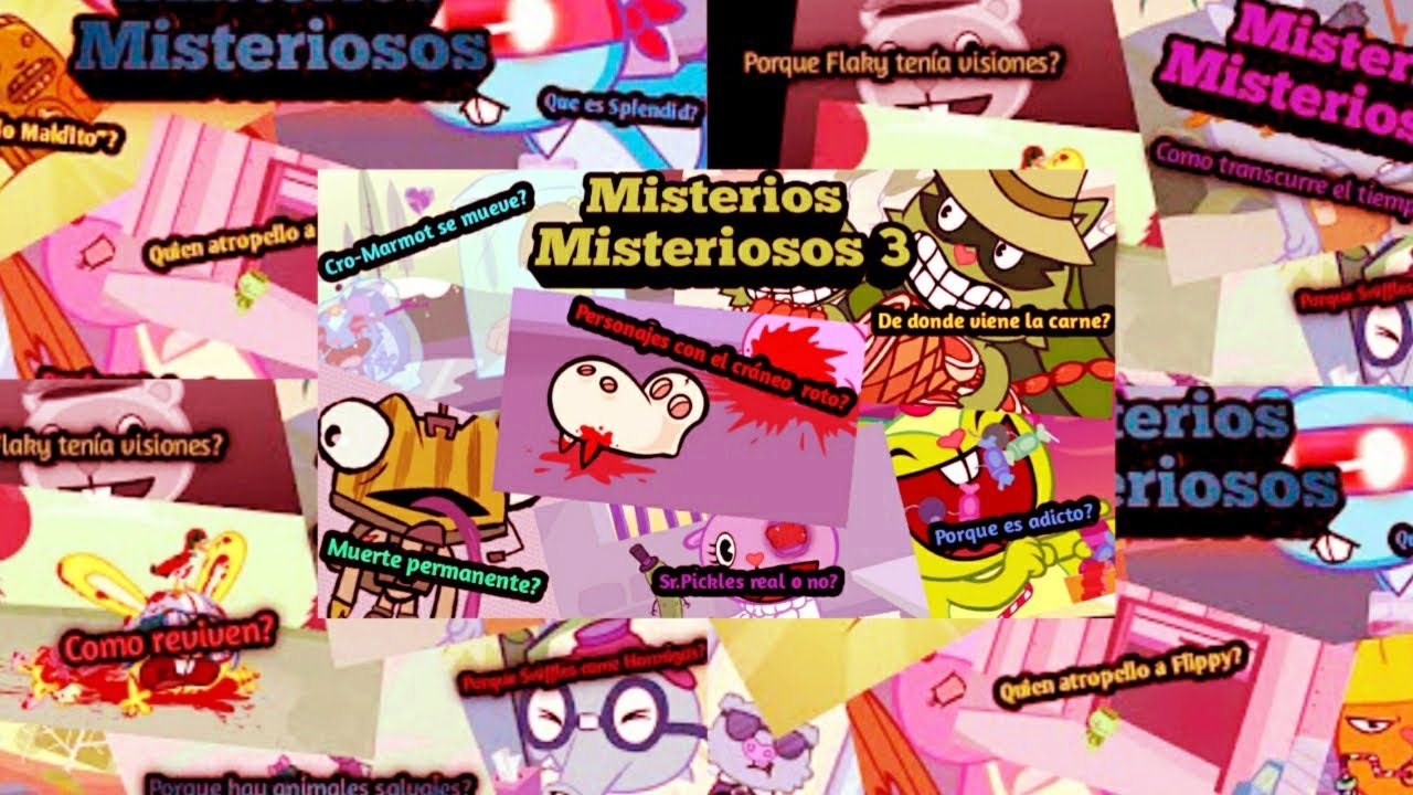Maratón de misterios en Happy Tree Friends [La Trilogía]