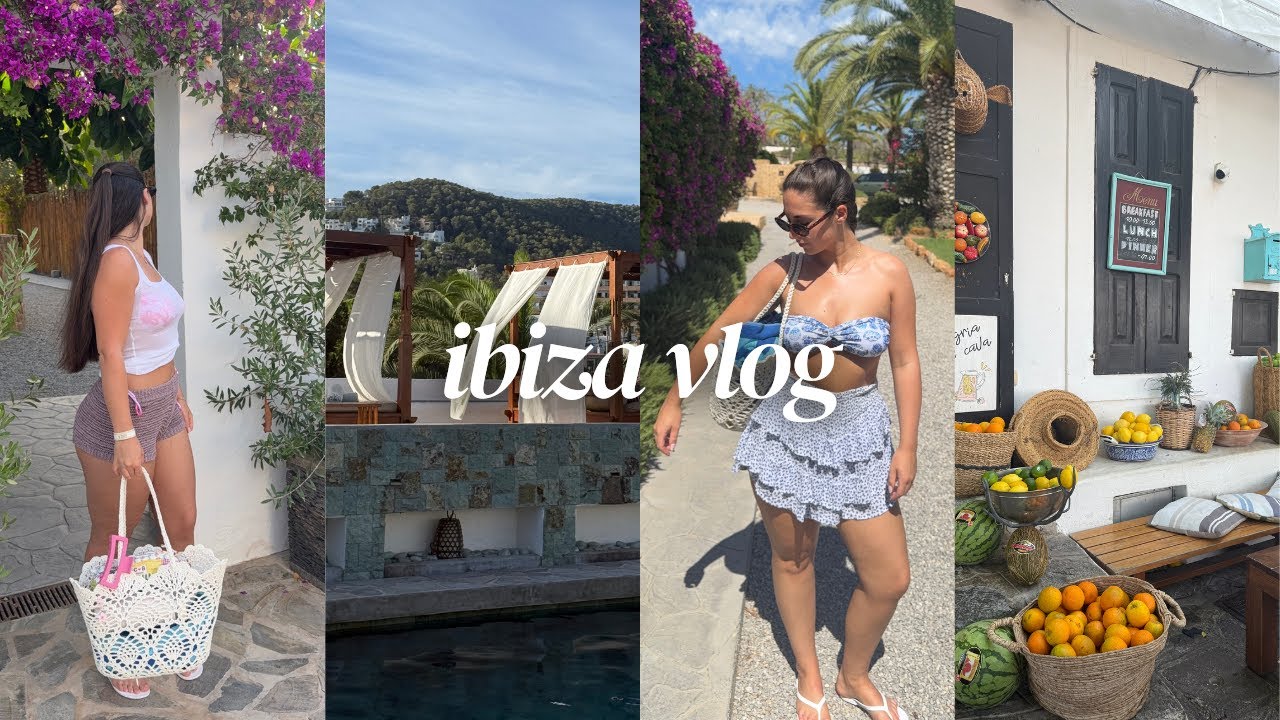 IBIZA VLOG: last trip of the summer!!!! eat, beach, repeat 🧡
