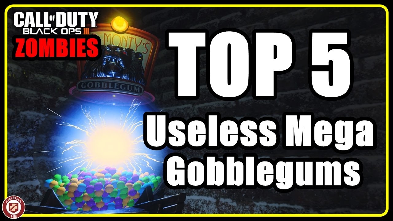 Top 5 - Useless Mega Gobblegums (BO3 Zombies)