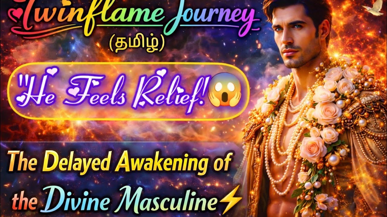 Why🤷🏻the Divine Masculine Feels Relief 🎊After Separation? (Shocking Truth)👍🏻#தமிழ்#twinflamejourney💫