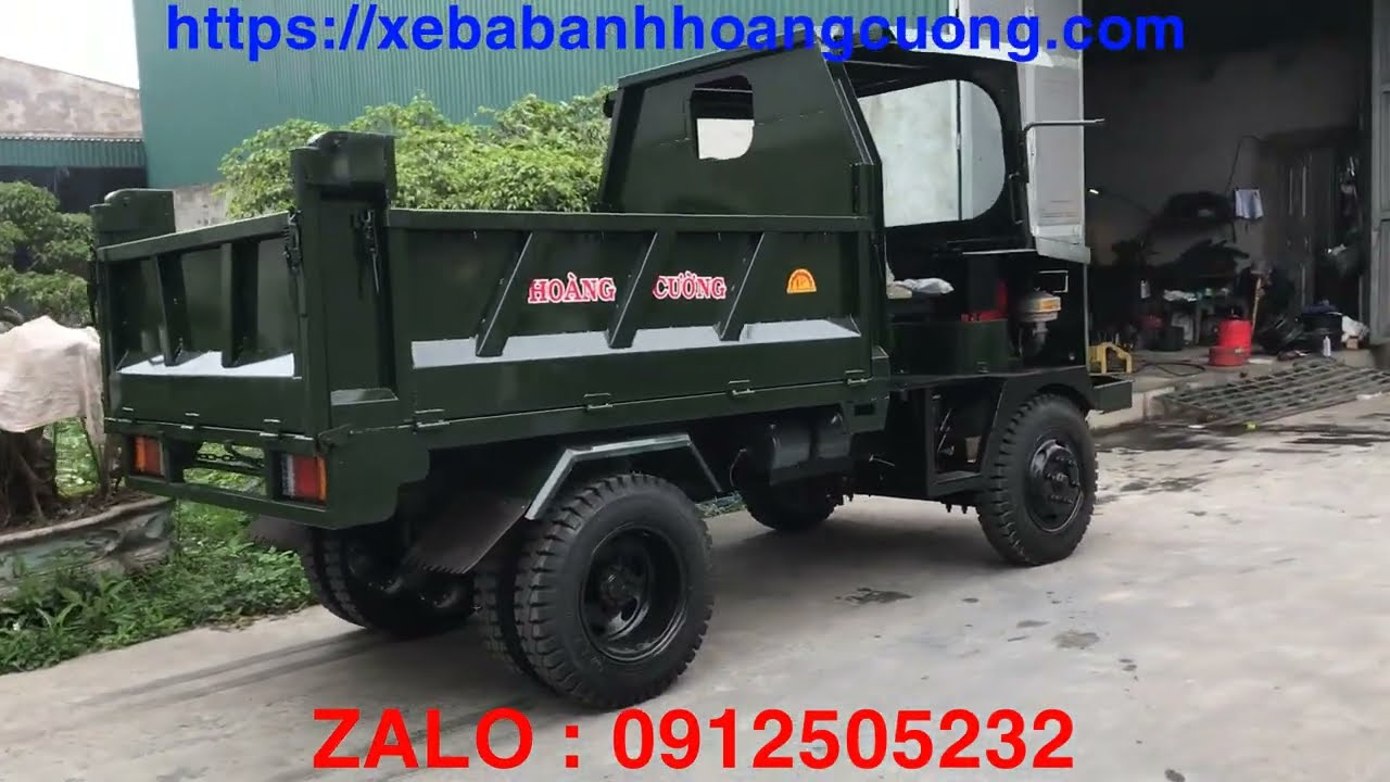 xe công nông 2 cầu - xe công nông 1 cầu lái 1 cầu đẩy - xe công nông thắng hơi