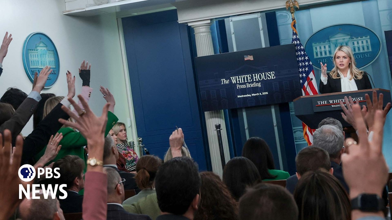 WATCH LIVE: White House holds briefing as U.S. announces 'most intense' day of strikes on Iran