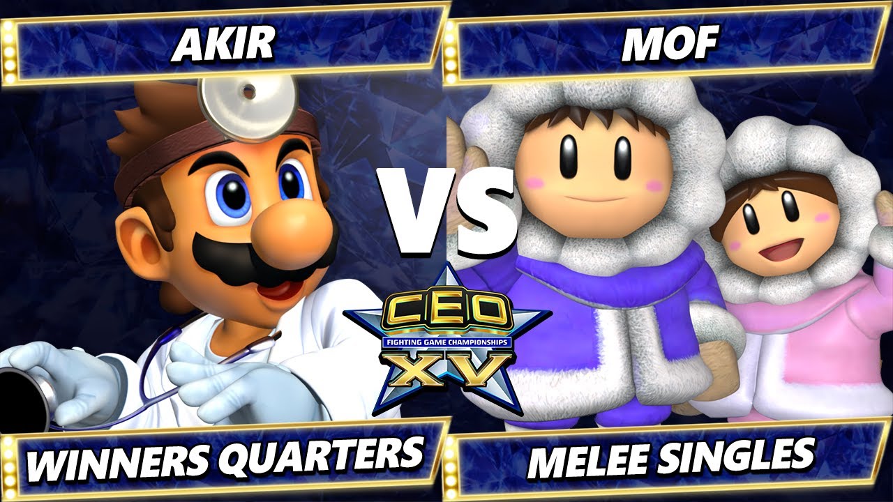CEO 2025 - Akir (Marth, Dr. Mario) Vs. MOF (Ice Climbers) Smash Melee - SSBM